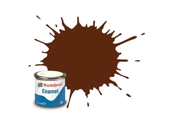 Paint enamel matt 14 ml german cam red brown i gruppen SPORT, FRITID & HOBBY / Hobby / Hobbyfarger / Humbrol / Oljebasert hos TP E-commerce Nordic AB (A05610)