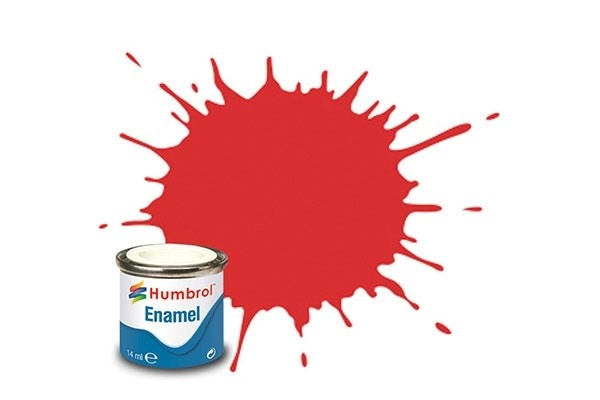 Paint enamel gloss 14 ml ferrari red i gruppen SPORT, FRITID & HOBBY / Hobby / Hobbyfarger / Humbrol / Oljebasert hos TP E-commerce Nordic AB (A05626)