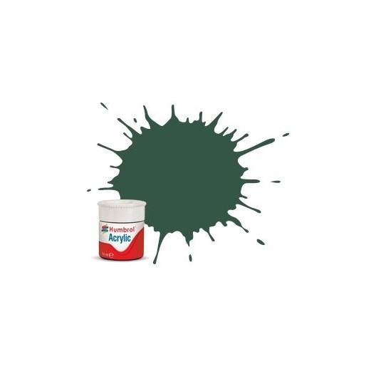 Acrylic maling US Dark Green 14ml - Mat i gruppen SPORT, FRITID & HOBBY / Hobby / Hobbyfarger / Humbrol / Vannbasert hos TP E-commerce Nordic AB (A05657)