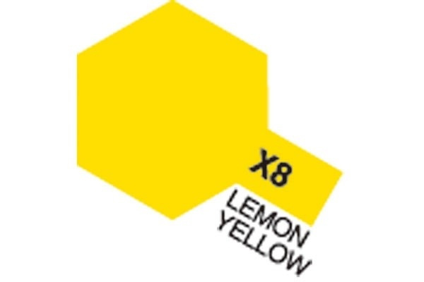 Acrylic Mini X-8 Lemon Yellow i gruppen SPORT, FRITID & HOBBY / Hobby / Hobbyfarger / Tamiya / Vannbasert hos TP E-commerce Nordic AB (A05784)