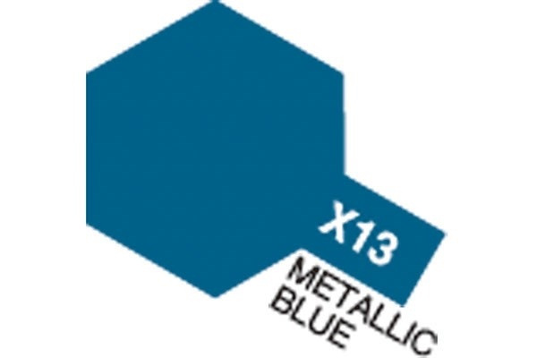 Acrylic Mini X-13 Metallic Blue i gruppen SPORT, FRITID & HOBBY / Hobby / Hobbyfarger / Tamiya / Vannbasert hos TP E-commerce Nordic AB (A05789)