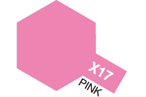 Acrylic Mini X-17 Pink i gruppen SPORT, FRITID & HOBBY / Hobby / Hobbyfarger / Tamiya / Vannbasert hos TP E-commerce Nordic AB (A05793)