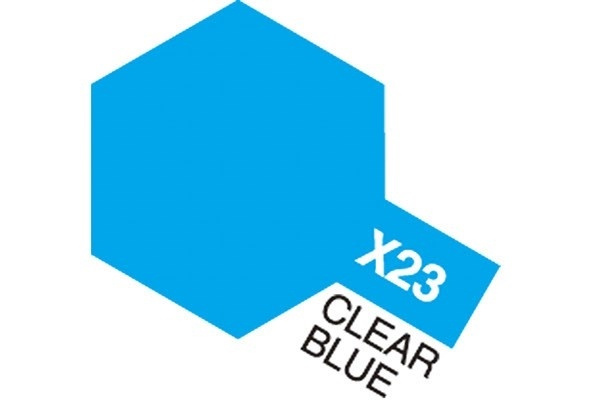 Acrylic Mini X-23 Clear Blue i gruppen SPORT, FRITID & HOBBY / Hobby / Hobbyfarger / Tamiya / Vannbasert hos TP E-commerce Nordic AB (A05799)