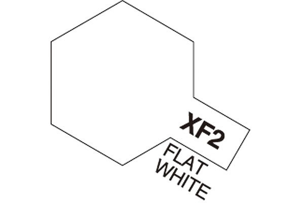 Acrylic Mini XF-2 Flat White i gruppen SPORT, FRITID & HOBBY / Hobby / Hobbyfarger / Tamiya / Vannbasert hos TP E-commerce Nordic AB (A05811)