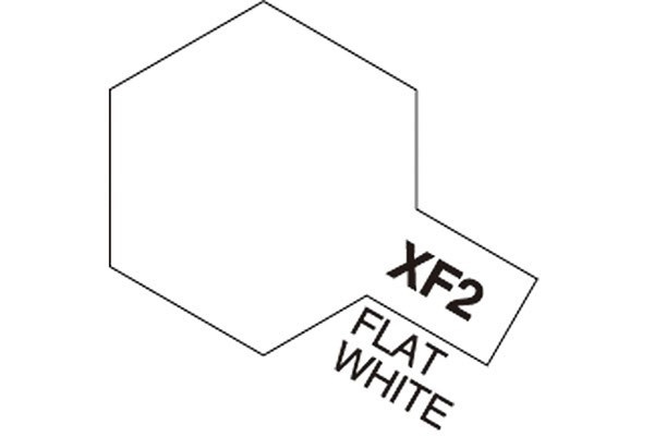Akryl Mini XF-2 Flat hvit i gruppen SPORT, FRITID & HOBBY / Hobby / Hobbyfarger / Tamiya / Vannbasert hos TP E-commerce Nordic AB (A05811)