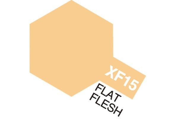 Akryl Mini XF-15 Flat Flesh i gruppen SPORT, FRITID & HOBBY / Hobby / Hobbyfarger / Tamiya / Vannbasert hos TP E-commerce Nordic AB (A05824)
