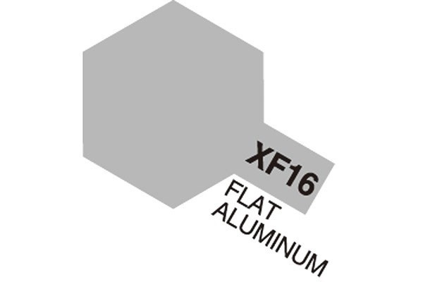 Acrylic Mini XF-16 Flat Aluminum i gruppen SPORT, FRITID & HOBBY / Hobby / Hobbyfarger / Tamiya / Vannbasert hos TP E-commerce Nordic AB (A05825)