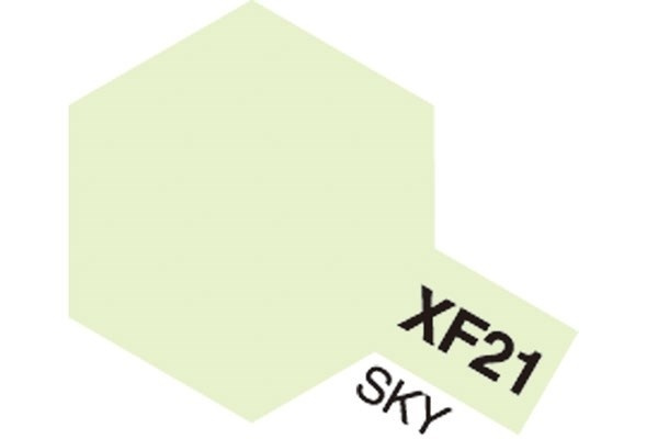 Acrylic Mini XF-21 Sky i gruppen SPORT, FRITID & HOBBY / Hobby / Hobbyfarger / Tamiya / Vannbasert hos TP E-commerce Nordic AB (A05830)