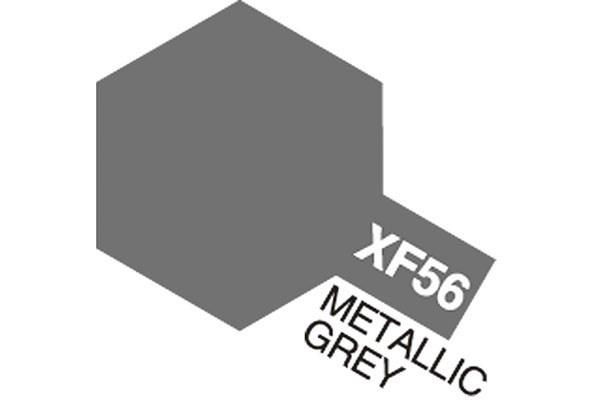 Acrylic Mini XF-56 Metallic Grey i gruppen SPORT, FRITID & HOBBY / Hobby / Hobbyfarger / Tamiya / Vannbasert hos TP E-commerce Nordic AB (A05845)