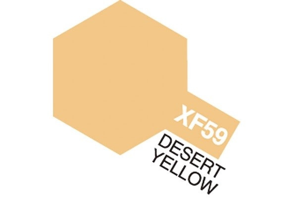 Acrylic Mini XF-59 Desert Yellow i gruppen SPORT, FRITID & HOBBY / Hobby / Hobbyfarger / Tamiya / Vannbasert hos TP E-commerce Nordic AB (A05848)