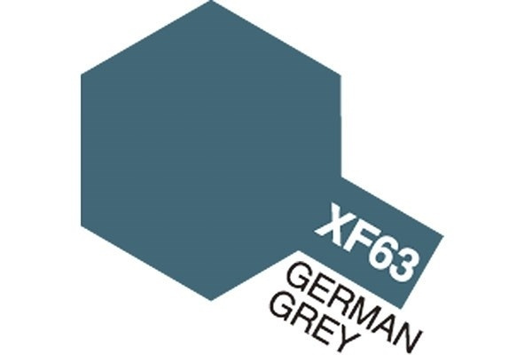 Acrylic Mini XF-63 German Grey i gruppen SPORT, FRITID & HOBBY / Hobby / Hobbyfarger / Tamiya / Vannbasert hos TP E-commerce Nordic AB (A05852)