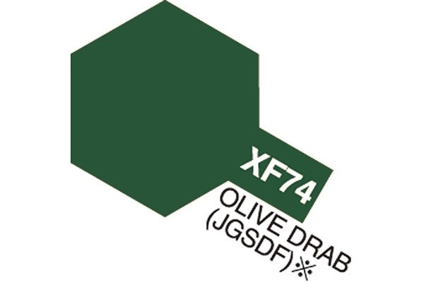 Akryl Mini XF-74 OD (JGSDF) i gruppen SPORT, FRITID & HOBBY / Hobby / Hobbyfarger / Tamiya / Vannbasert hos TP E-commerce Nordic AB (A05863)