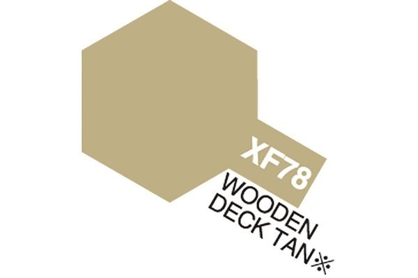 Acrylic Mini XF-78 Wooden Deck Tan i gruppen SPORT, FRITID & HOBBY / Hobby / Hobbyfarger / Tamiya / Vannbasert hos TP E-commerce Nordic AB (A05867)