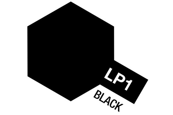 Tamiya lakkmaling LP-1 Svart i gruppen SPORT, FRITID & HOBBY / Hobby / Hobbyfarger / Tamiya / Lakkbasert hos TP E-commerce Nordic AB (A05877)