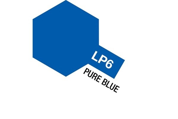 Tamiya lakkmaling LP-6 Pure Blue i gruppen SPORT, FRITID & HOBBY / Hobby / Hobbyfarger / Tamiya / Lakkbasert hos TP E-commerce Nordic AB (A05882)