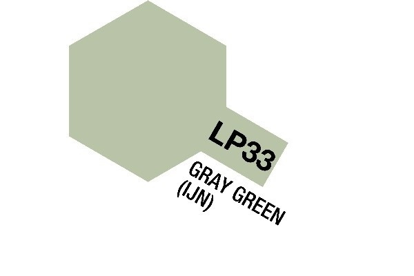 Tamiya lakkmaling LP-33 grågrønn (IJN) i gruppen SPORT, FRITID & HOBBY / Hobby / Hobbyfarger / Tamiya / Lakkbasert hos TP E-commerce Nordic AB (A05909)