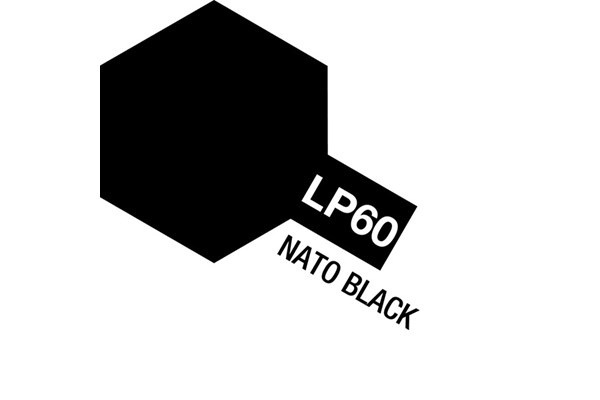 Tamiya Lacquer Paint LP-60 Nato Black i gruppen SPORT, FRITID & HOBBY / Hobby / Hobbyfarger / Tamiya / Lakkbasert hos TP E-commerce Nordic AB (A05936)