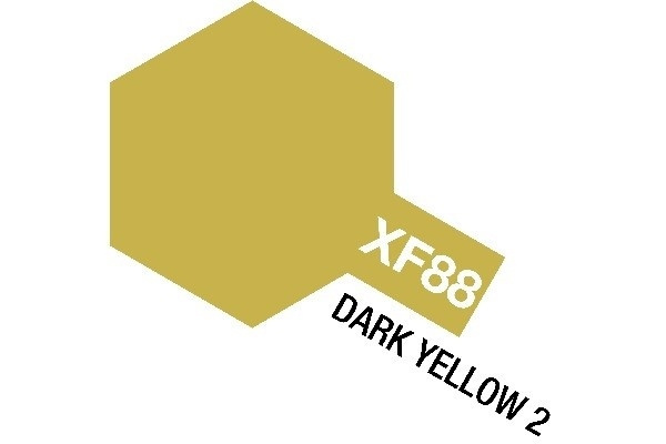 Acrylic Mini XF-88 Dark Yellow 2 i gruppen SPORT, FRITID & HOBBY / Hobby / Hobbyfarger / Tamiya / Vannbasert hos TP E-commerce Nordic AB (A05937)