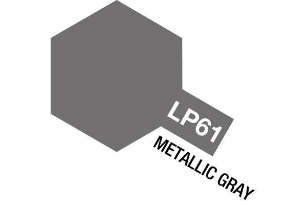 Tamiya lakkmaling LP-61 Metallic Grey i gruppen SPORT, FRITID & HOBBY / Hobby / Hobbyfarger / Tamiya / Lakkbasert hos TP E-commerce Nordic AB (A05940)