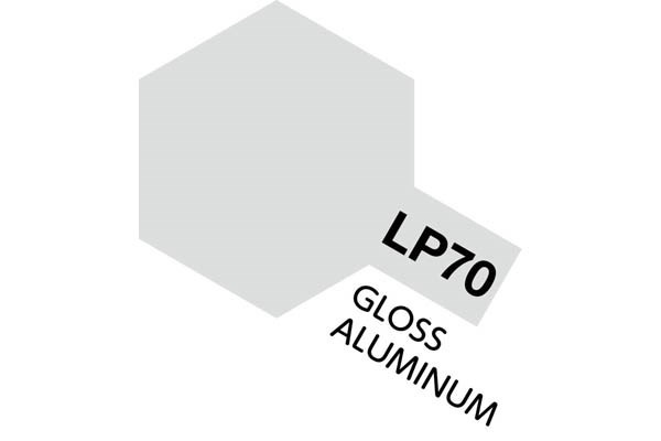 Tamiya lakkmaling LP-70 Gloss Aluminium i gruppen SPORT, FRITID & HOBBY / Hobby / Hobbyfarger / Tamiya / Lakkbasert hos TP E-commerce Nordic AB (A05950)