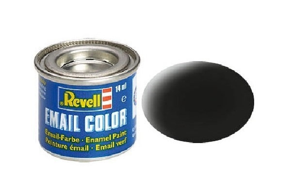 Revell svart, matt, 14ml i gruppen SPORT, FRITID & HOBBY / Hobby / Hobbyfarger / Revell / Oljebasert hos TP E-commerce Nordic AB (A05967)