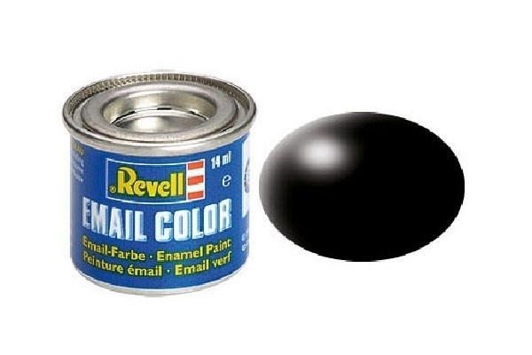 Revell black silk, 14ml i gruppen SPORT, FRITID & HOBBY / Hobby / Hobbyfarger / Revell / Oljebasert hos TP E-commerce Nordic AB (A06027)