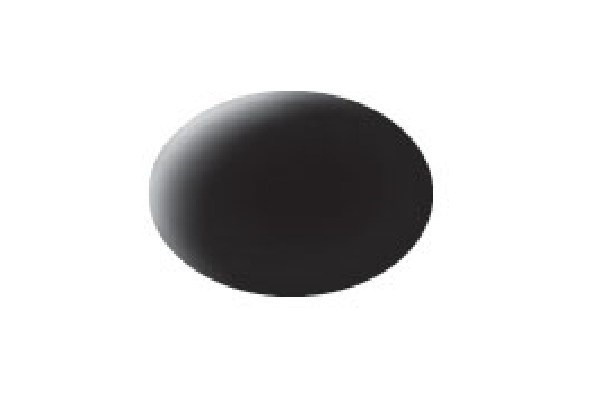Revell Aqua black mat, 18ml i gruppen SPORT, FRITID & HOBBY / Hobby / Hobbyfarger / Revell / Vannbasert hos TP E-commerce Nordic AB (A06055)