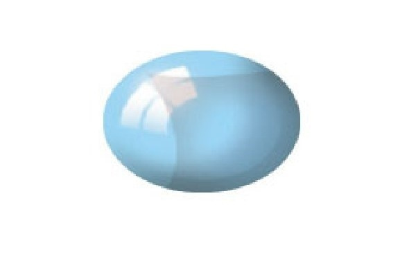 Revell Aqua blå klar, 18 ml i gruppen SPORT, FRITID & HOBBY / Hobby / Hobbyfarger / Revell / Vannbasert hos TP E-commerce Nordic AB (A06136)