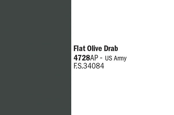 Italeri Flat Olive Drab US Army, 20 ml i gruppen SPORT, FRITID & HOBBY / Hobby / Hobbyfarger / Italeri / Vannbasert hos TP E-commerce Nordic AB (A06171)