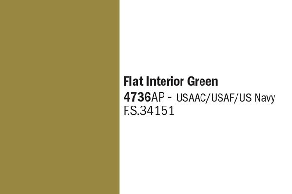 Italeri Flat Interior Green, 20ml i gruppen SPORT, FRITID & HOBBY / Hobby / Hobbyfarger / Italeri / Vannbasert hos TP E-commerce Nordic AB (A06174)