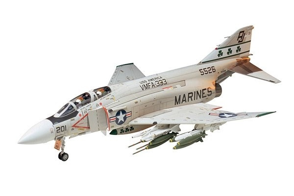 Tamiya 1/32 F-4J PHANTOM II MARINESOLDATER i gruppen SPORT, FRITID & HOBBY / Hobby / Plastmodeller / Fly & Helikoptre hos TP E-commerce Nordic AB (A06193)