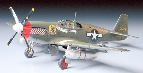 Tamiya 1/48 MUSTANG P-51B i gruppen SPORT, FRITID & HOBBY / Hobby / Plastmodeller / Fly & Helikoptre hos TP E-commerce Nordic AB (A06215)