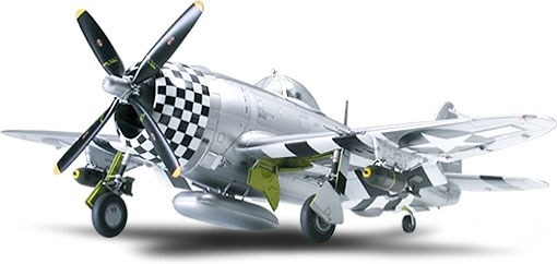 Tamiya 1/48 THUNDERBOLT P-47D BUBBLETOP i gruppen SPORT, FRITID & HOBBY / Hobby / Plastmodeller / Fly & Helikoptre hos TP E-commerce Nordic AB (A06232)