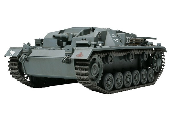 Tamiya 1/48 STURMGESCHUTZ III AUF.B i gruppen SPORT, FRITID & HOBBY / Hobby / Plastmodeller / Militære kjøretøy (land) hos TP E-commerce Nordic AB (A06238)