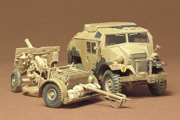 Tamiya 1/35 QUAD M/25 PDR KANON i gruppen SPORT, FRITID & HOBBY / Hobby / Plastmodeller / Militære kjøretøy (land) hos TP E-commerce Nordic AB (A06256)