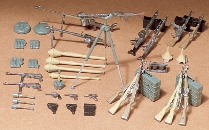 Tamiya 1/35 TYSKE INFANTERIVÅBEN i gruppen SPORT, FRITID & HOBBY / Hobby / Plastmodeller / Militære kjøretøy (land) hos TP E-commerce Nordic AB (A06273)