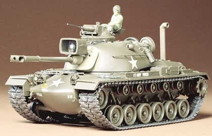 Tamiya 1/35 US M48A3 PATTON i gruppen SPORT, FRITID & HOBBY / Hobby / Plastmodeller / Militære kjøretøy (land) hos TP E-commerce Nordic AB (A06275)