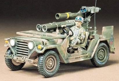 Tamiya 1/35 M151A2 RAKETTSKYTS i gruppen SPORT, FRITID & HOBBY / Hobby / Plastmodeller / Militære kjøretøy (land) hos TP E-commerce Nordic AB (A06278)