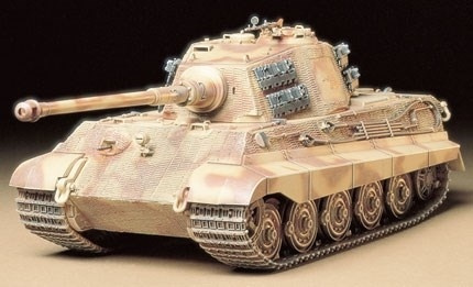 Tamiya 1/35 KING TIGER \'PROD.TÅRN i gruppen SPORT, FRITID & HOBBY / Hobby / Plastmodeller / Militære kjøretøy (land) hos TP E-commerce Nordic AB (A06283)