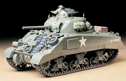 Tamiya 1/35 US M4 SHERMAN EARLY i gruppen SPORT, FRITID & HOBBY / Hobby / Plastmodeller / Militære kjøretøy (land) hos TP E-commerce Nordic AB (A06303)