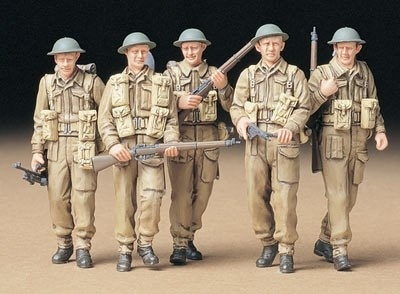 Tamiya 1/35 BRITISK INFANTERI PÅ PATRULJE i gruppen SPORT, FRITID & HOBBY / Hobby / Plastmodeller / Militære kjøretøy (land) hos TP E-commerce Nordic AB (A06324)