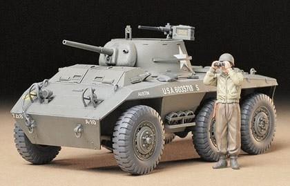 Tamiya 1/35 US M8 ARM.CAR GREYHOUND i gruppen SPORT, FRITID & HOBBY / Hobby / Plastmodeller / Militære kjøretøy (land) hos TP E-commerce Nordic AB (A06326)