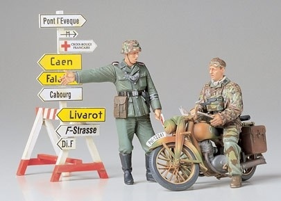 Tamiya 1/35 TYSK MOTORSYKKEL ORDONNANS i gruppen SPORT, FRITID & HOBBY / Hobby / Plastmodeller / Militære kjøretøy (land) hos TP E-commerce Nordic AB (A06333)