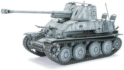 Tamiya 1/35 MARDER III TYSK STRIDSVOGN DESTR. i gruppen SPORT, FRITID & HOBBY / Hobby / Plastmodeller / Militære kjøretøy (land) hos TP E-commerce Nordic AB (A06336)