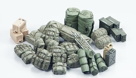 Tamiya 1/35 AMERIKANSK MILITÆRT UTSTYR. MODERNE i gruppen SPORT, FRITID & HOBBY / Hobby / Plastmodeller / Diverse hos TP E-commerce Nordic AB (A06348)