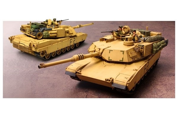 Tamiya 1/35 ABRAMS M1A2 120 MM i gruppen SPORT, FRITID & HOBBY / Hobby / Plastmodeller / Militære kjøretøy (land) hos TP E-commerce Nordic AB (A06349)