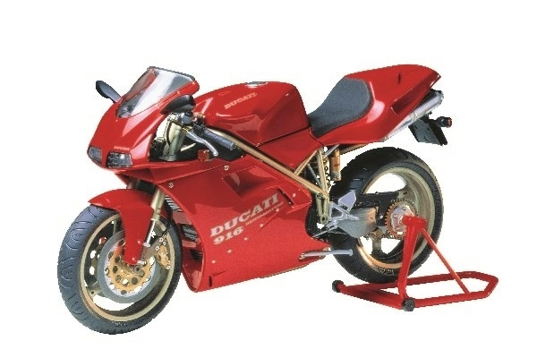 Tamiya 1/12 DUCATI 916 i gruppen SPORT, FRITID & HOBBY / Hobby / Plastmodeller / Motorsykler hos TP E-commerce Nordic AB (A06372)