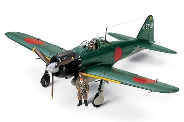 Tamiya 1/32 A6M5 Zero Model 52 (Zeke) i gruppen SPORT, FRITID & HOBBY / Hobby / Plastmodeller / Fly & Helikoptre hos TP E-commerce Nordic AB (A06428)