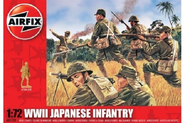 Airfix japansk infanteri i gruppen SPORT, FRITID & HOBBY / Hobby / Plastmodeller / Figurer hos TP E-commerce Nordic AB (A06439)