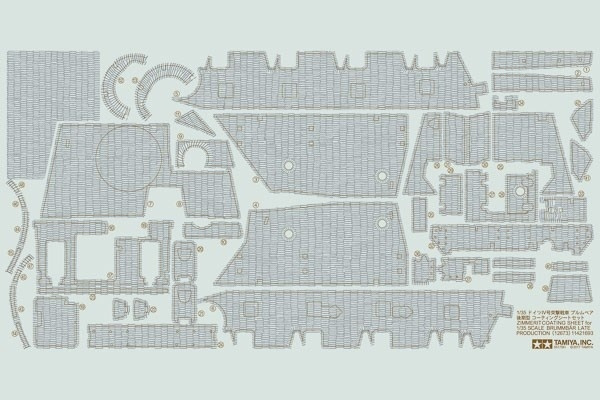 Tamiya 1/35 Brummbaer LP Zim Sheet i gruppen SPORT, FRITID & HOBBY / Hobby / Plastmodeller / Militære kjøretøy (land) hos TP E-commerce Nordic AB (A06655)